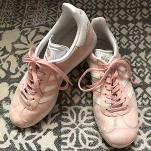 Dusty pink adidas gazelle